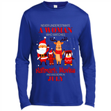 Never Underestimate A July Woman Watches Hallmark Movies Sweatshirt PINGPONG