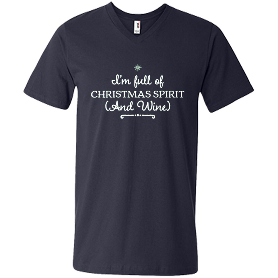 Christmas Tshirt for Women - Christmas Wine