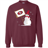San Francisco 49ers Snowman Funny