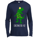 Christmas Tree Rex - Canvas Long Sleeve T-Shirt
