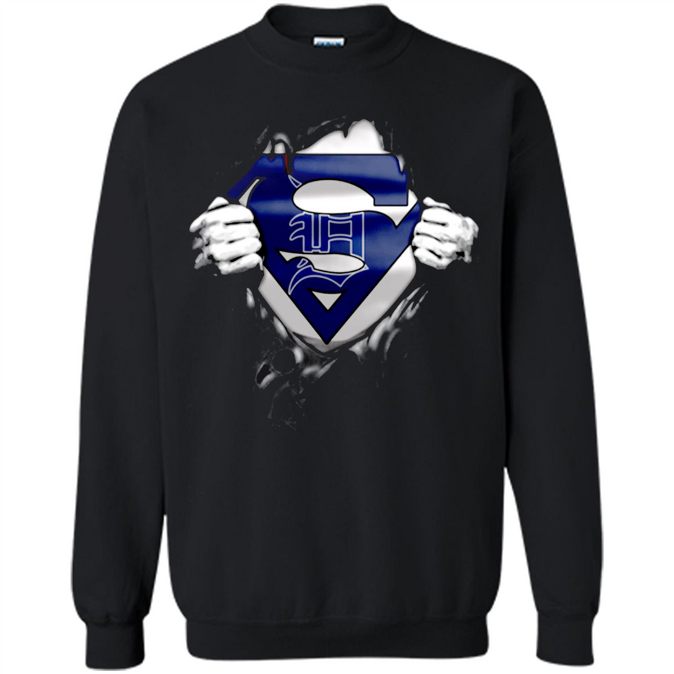 Detroit Tigers And Superman Fans - Sweatshirt