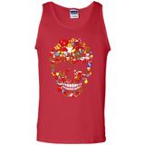 Skull Christmas Decorations Merry Xmas T-Shirt - Tank Top
