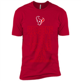 Reasons to be a Houston Texans Fan Complete List on Back - Premium Short Sleeve T-Shirt