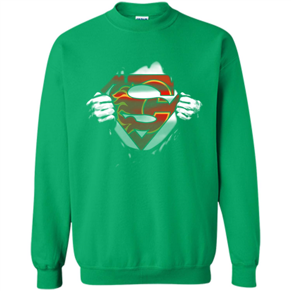 Calgary Flames And Superman Fans - Sweatshirt