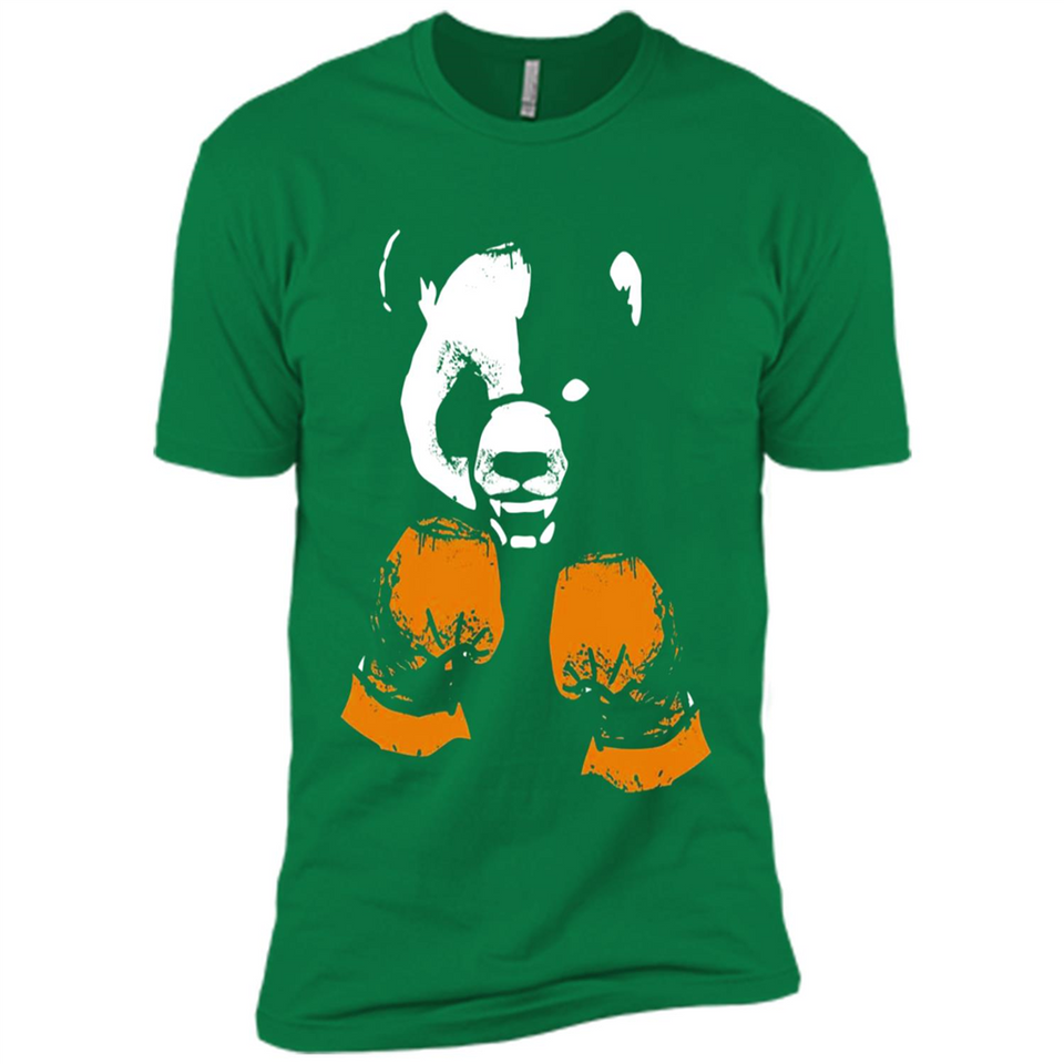 The winner' Cool Panda Bear Boxing Glove - Premium Short Sleeve T-Shirt