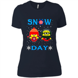 Snow Day Shirt For Chicago Cubs Vs Minion Fans pingpong