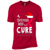 My Christmas Wish Is A Cure Breast Cancer Awareness sweater PINGPONG