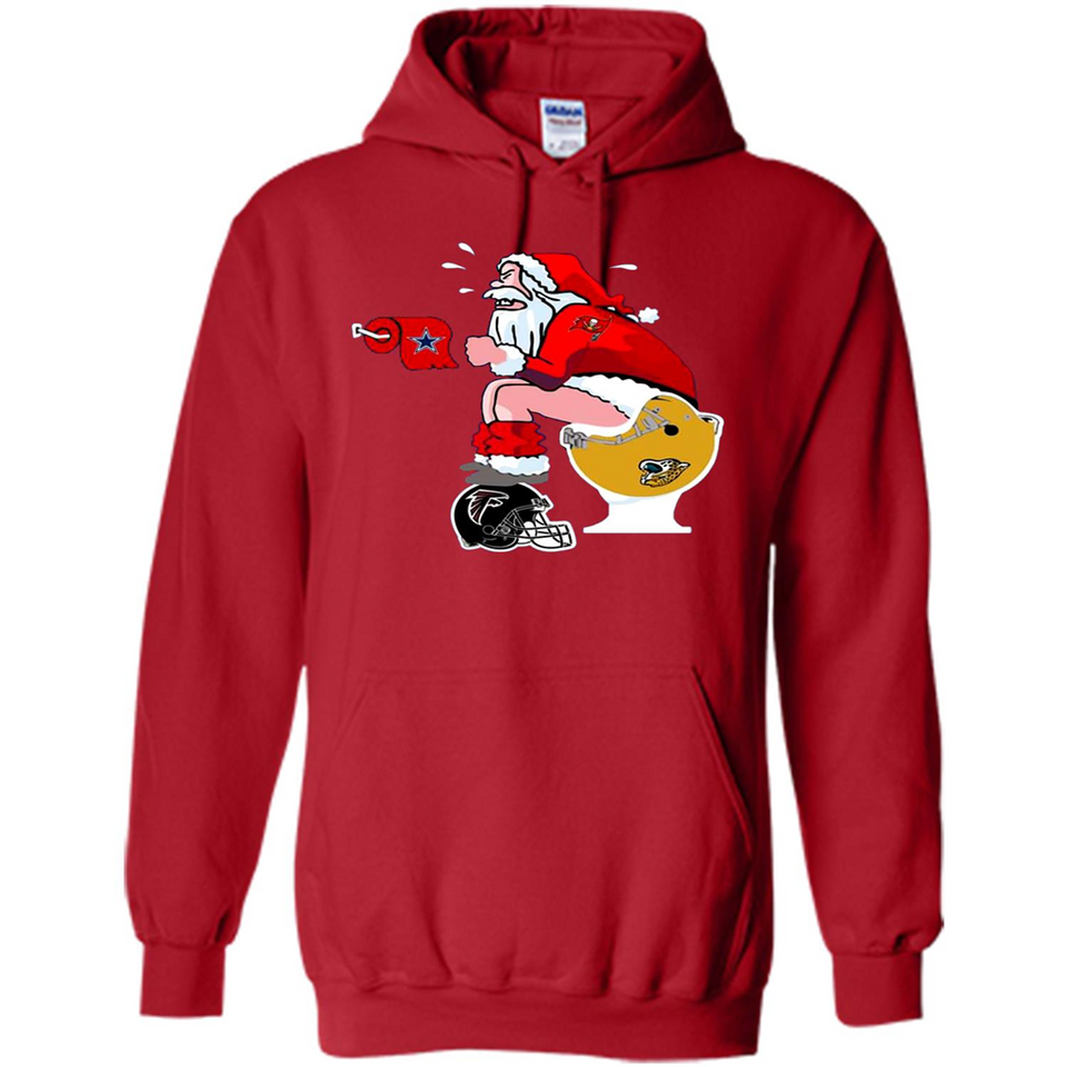 Tampa Bay Buccaneers Santa Claus Toilet