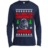 All I Want For Christmas Is HarambeT Rex Attack Reindeer ugly sweater PINGPONG