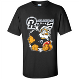 Grumpy Santa Claus Los Angeles Rams Football Team PINGPONG