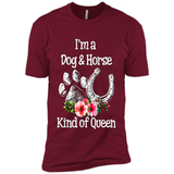I'm A Dog & Horse Shirt Animal Lover Gift