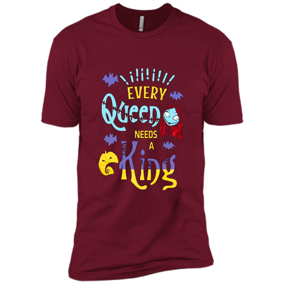 Nightmare Before Christmas Shirt - Sally Glitter Shirt - Every Queen needs a King PINGPONG