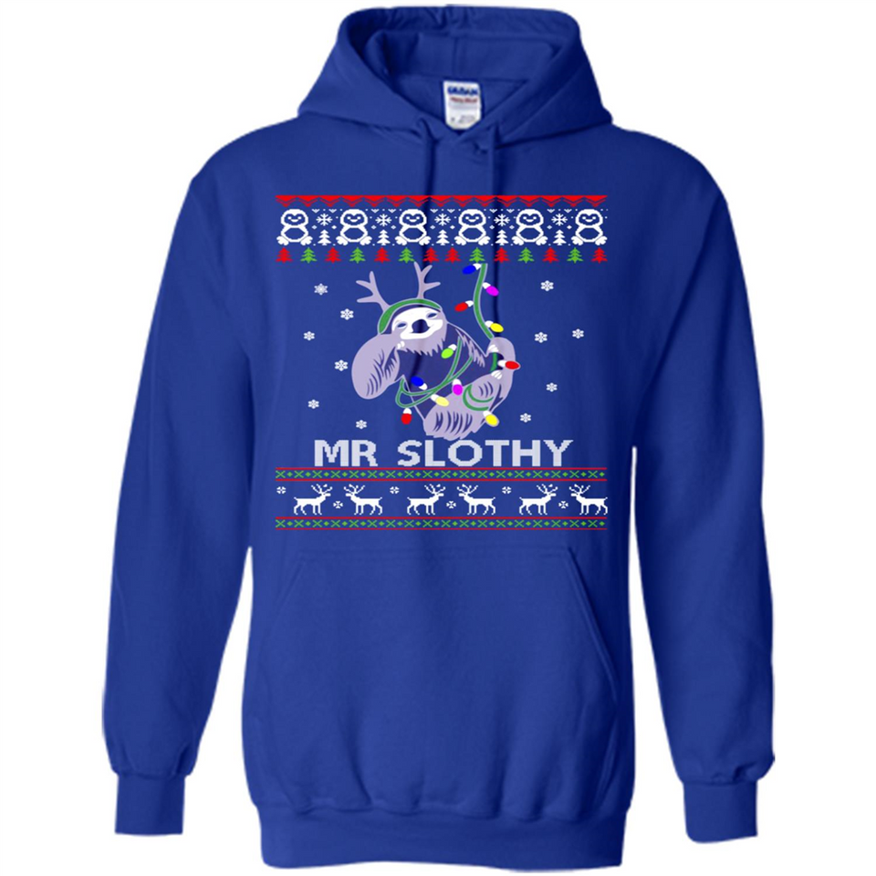 Mr Slothy Christma - Hoodie