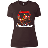 Metallica christmas sweatshirt hoodie long PINGPONG - Ladies' Boyfriend T-Shirt