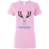 Busch Reinbeer Funny Beer Reindeer Christmas Sweatshirt - Ladies Short-Sleeve