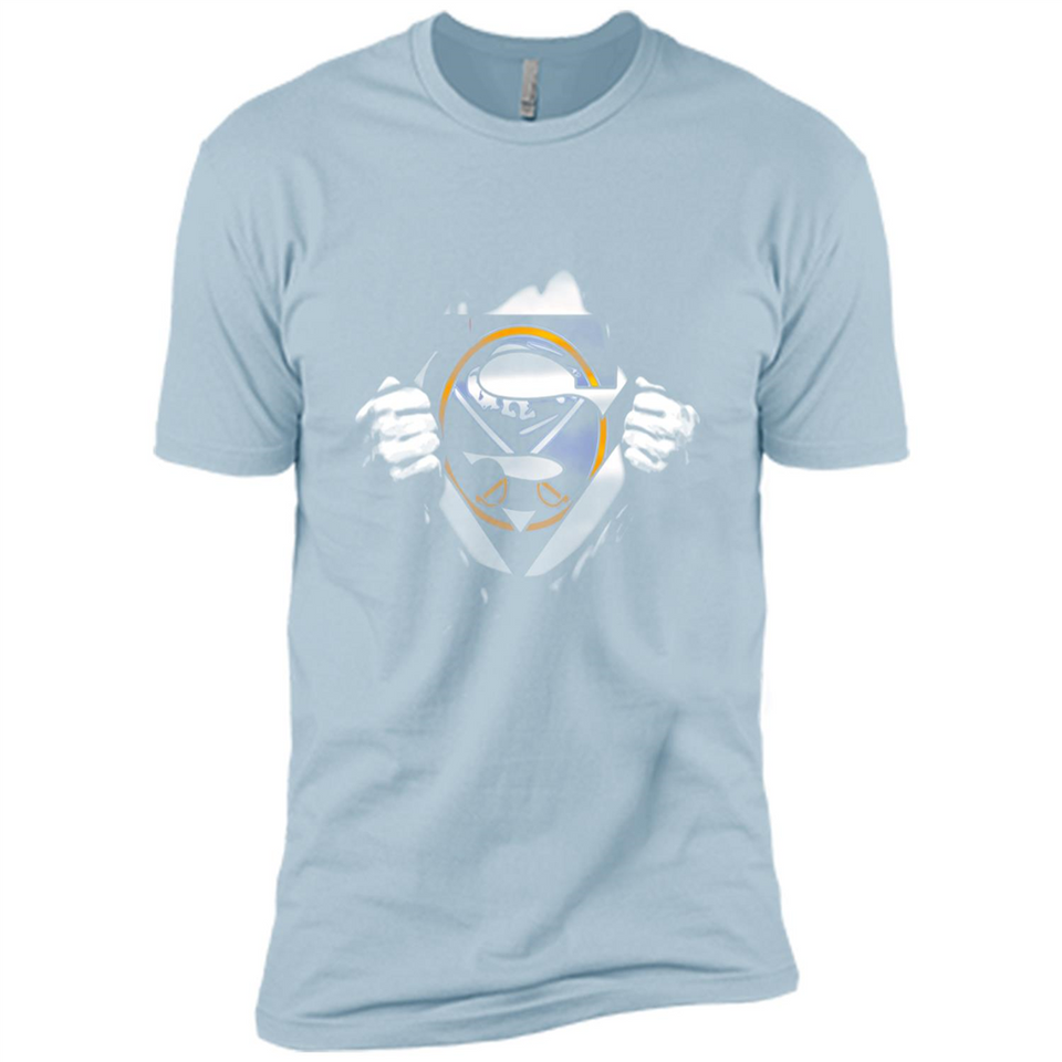 Buffalo Sabres And Superman Fans - Premium Short Sleeve T-Shirt