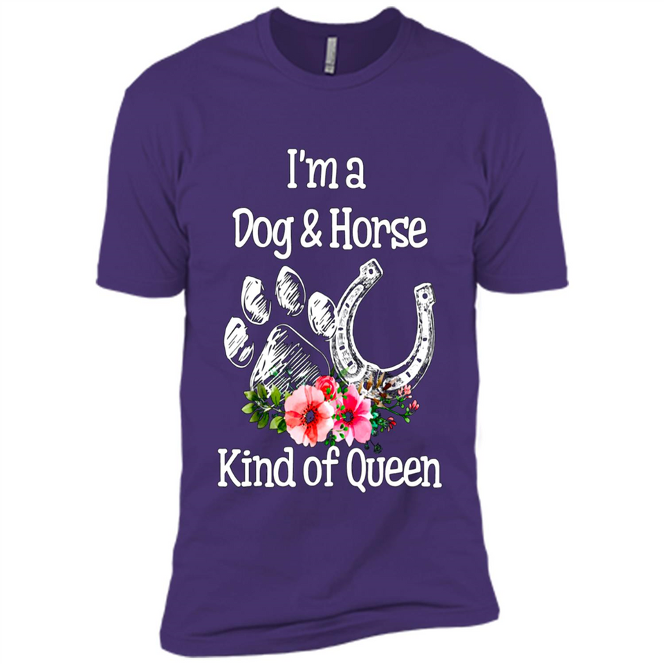 I'm A Dog & Horse Shirt Animal Lover Gift