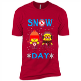 Snow Day Shirt For Boston Red Sox Vs Minion Fans pingpong