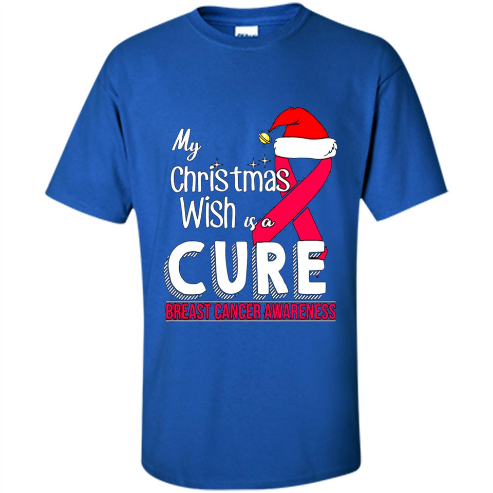 My Christmas Wish Is A Cure Breast Cancer Awareness sweater PINGPONG
