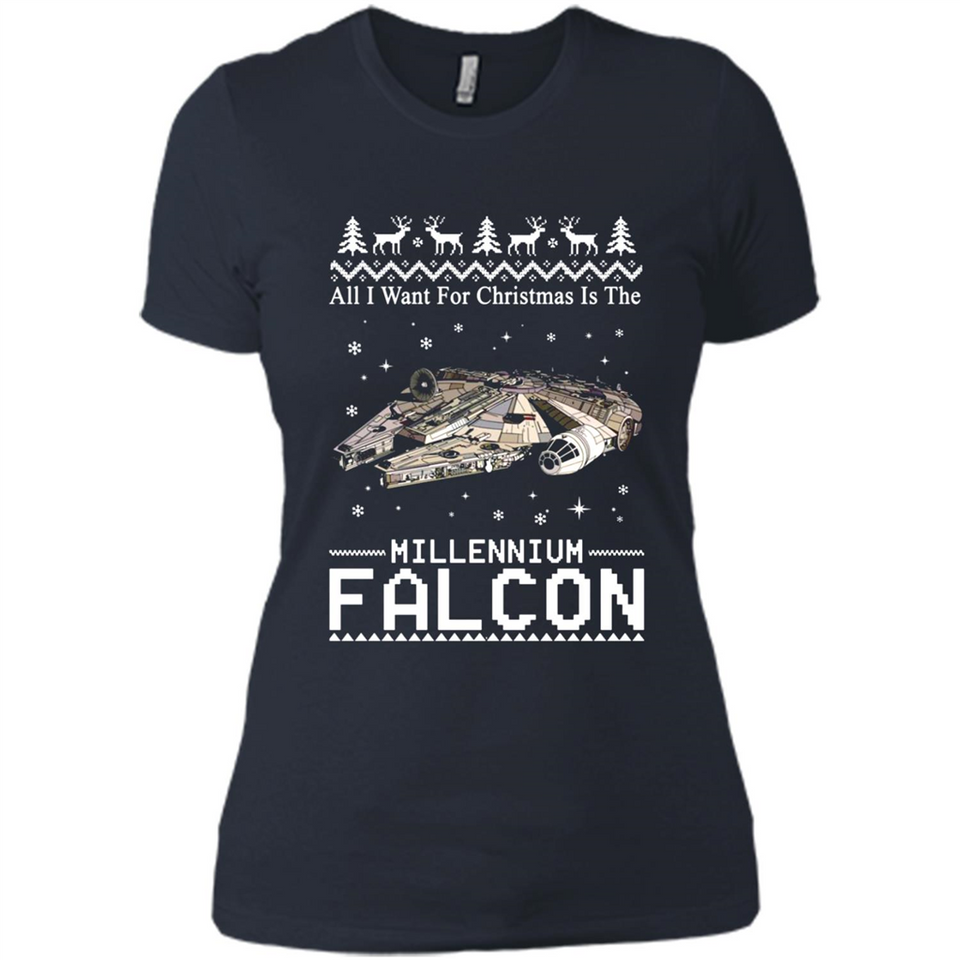 All I Want For Christmas Is The Millennium Falcon ugly PINGPONG