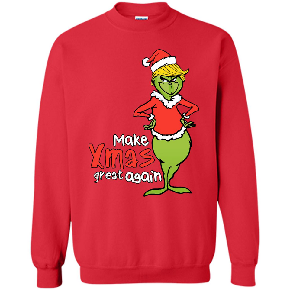 Trump Grinch Shirt, Make Xmas Great Again Christmas