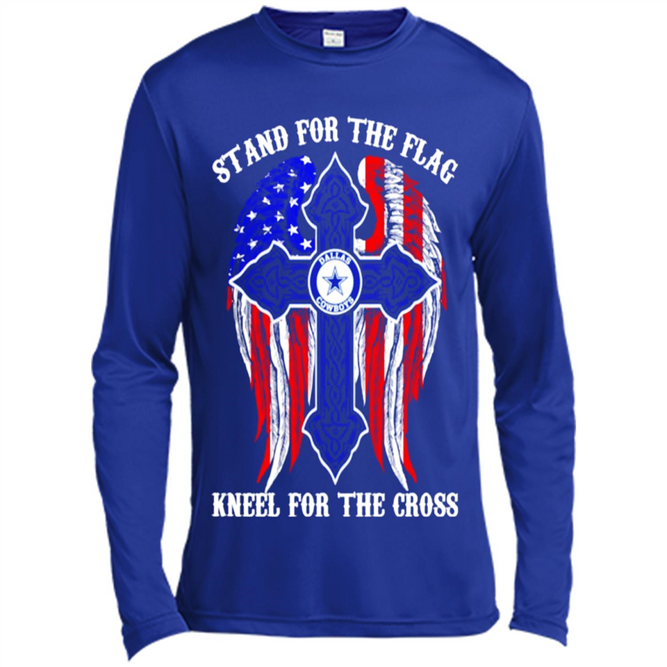 Dallas Cowboys - stand for the flag kneel for the cross