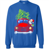 Vintage Santa red Truck Christmas Tree PINGPONG