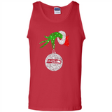 Funny Seattle Seahawks Glitter Grinch Monogram Ornament Christmas Gift - Tank Top