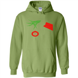 Funny Grinch Hand holding Doctor ornament Christmas Sporty T-Shirt - Hoodie