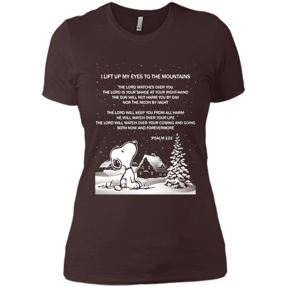Snoopy Ugly Christmas - Ladies' Boyfriend T-Shirt