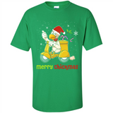 Funny Santa Christmas Chicken Shirt - Merry Chickmas - Shirt