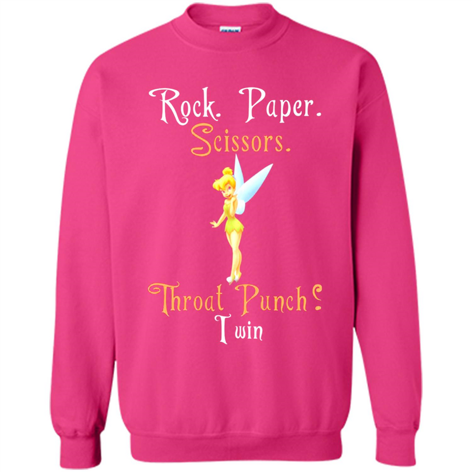 Tinker Bell Rock Paper Scissors Throat Punch I win PINGPONG
