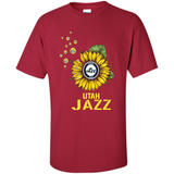 Utah Jazz Basketball Sunflower