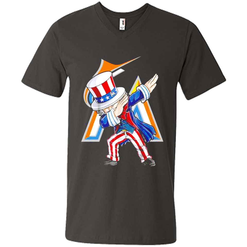 MLB MIAMI MARLINS UNCLE SAM DABBING INDEPENDENCE DAY