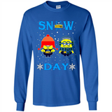 Snow Day Shirt For Denver Nuggets Vs Minion Fans pingpong