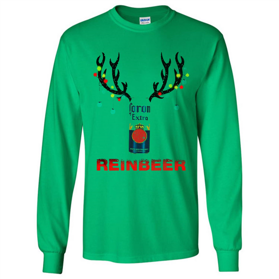 Corona Extra reinbeer Christmas - Long Sleeve T-Shirt