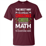 Math Teacher Christmas Shirt Christmas Cheer - Shirt
