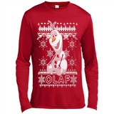 Olaf frozen ugly christmas sweater - Canvas Long Sleeve T-Shirt