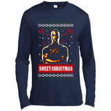 Christmas Ugly Sweater Floyd Mayweather Sweet Christmas - Canvas Long Sleeve T-Shirt
