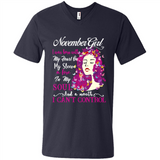November Butterfly Girl - Men's V-Neck