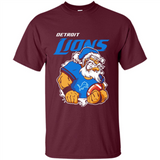 Grumpy Santa Claus Detroit Lions Football Team PINGPONG