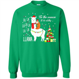 Llama Tis the season to be slothy Christmas sweatshirt PINGPONG - Sweatshirt
