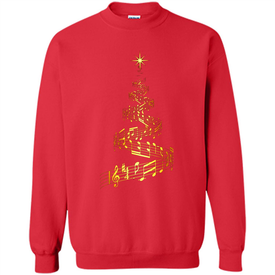 Music Note Christmas Tree Xmas Music Lover Mug PINGPONG - Sweatshirt