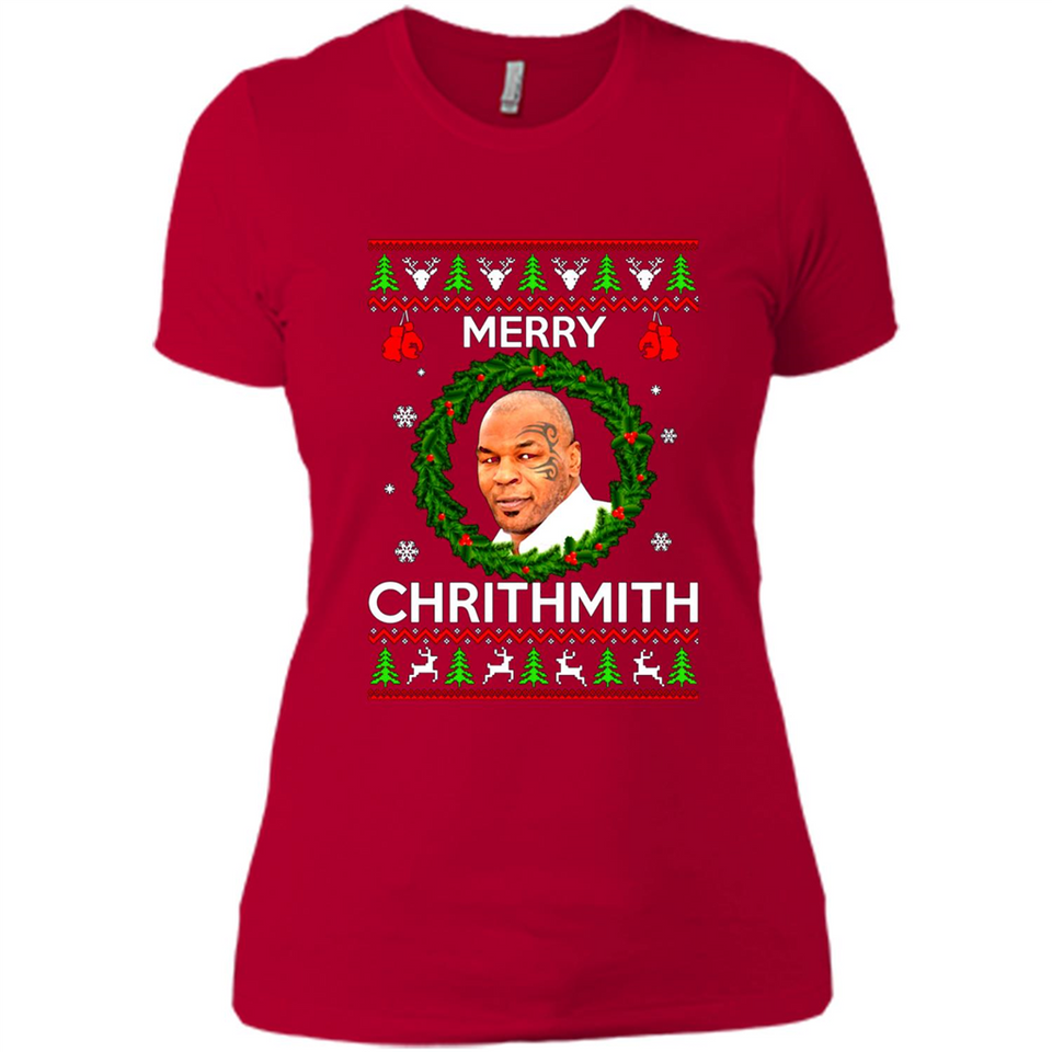 Mike Tyson Merry Chritmith Christmas Sweatshirt PINGPONG