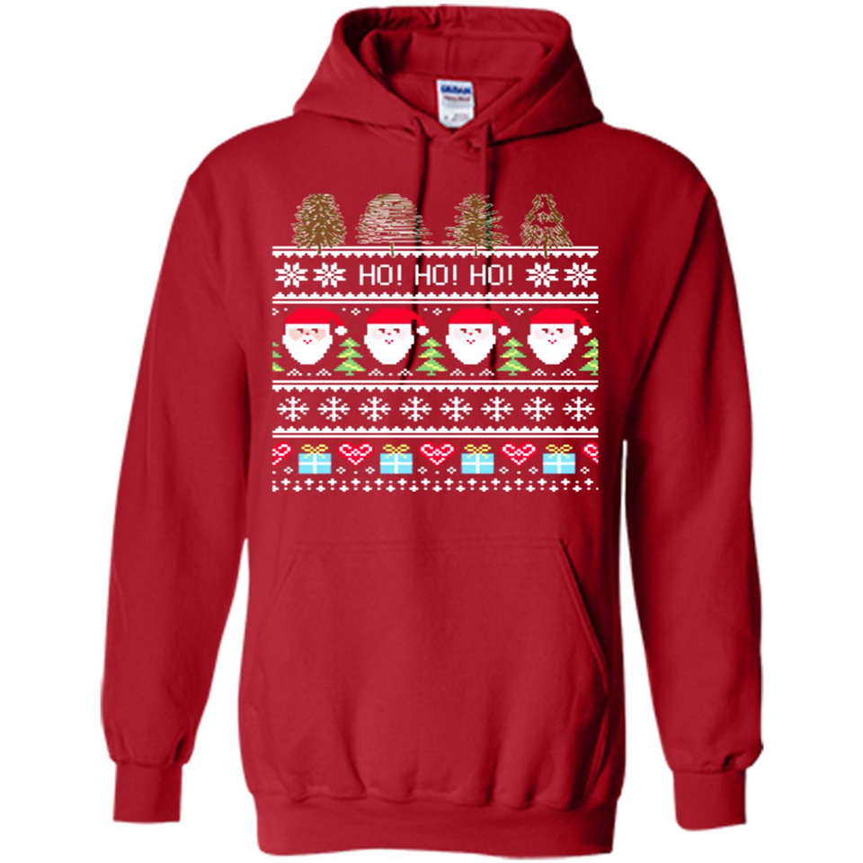 Ugly Merry Christmas Tree Santa Snowflakes
