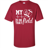 Houston Texans Football My Heart is on that Field - Shirt