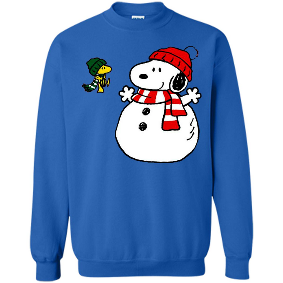 Snoopy Snowman Christmas