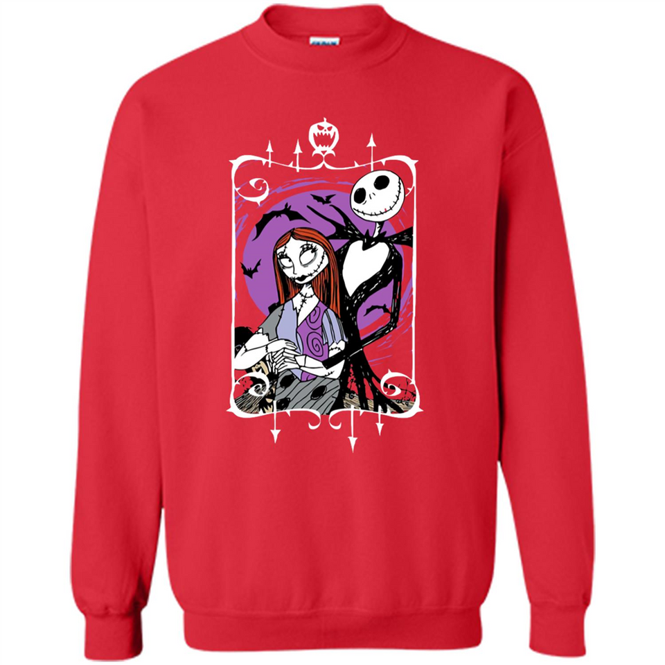 Disney Nightmare Before Christmas Jack And Sally T-Shirt - Sweatshirt