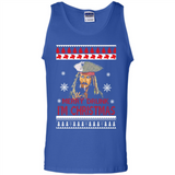 Jack sparrow Merry Drunk I'm Christmas - Tank Top