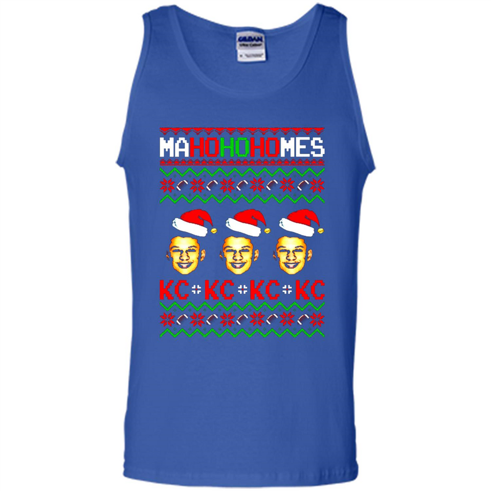 Patrick Mahomes Ma Ho Ho Homes Christmas sweatshirt PINGPONG - Tank Top